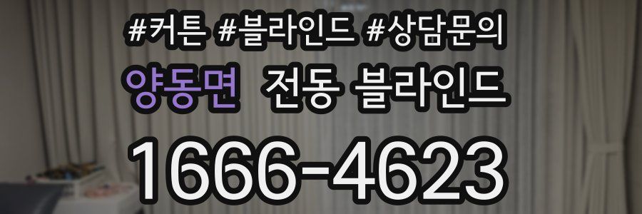 양동면 전동 블라인드