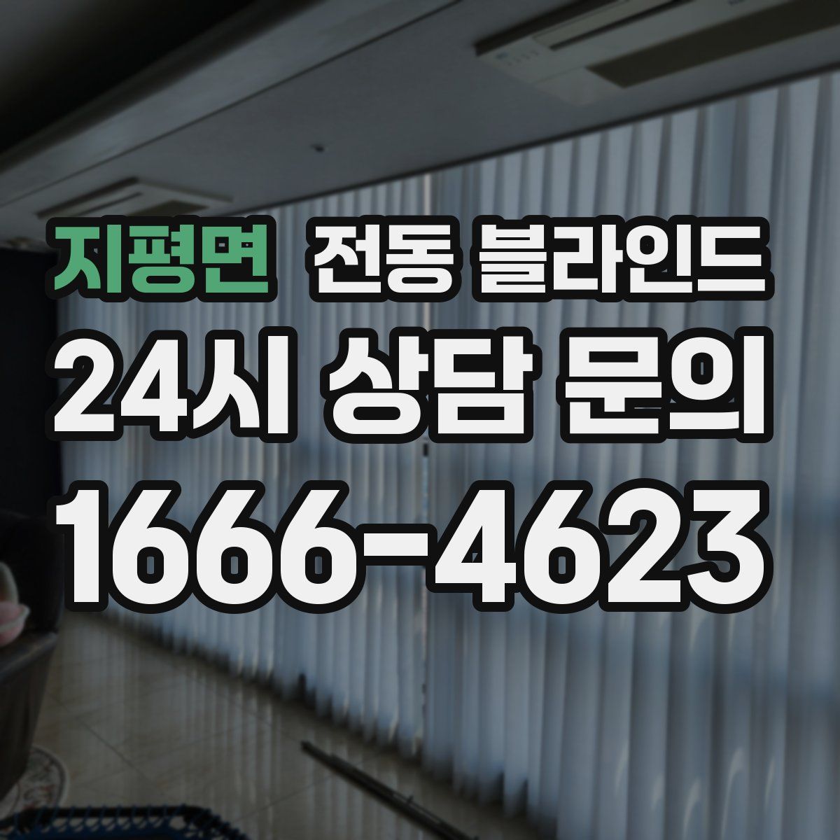 지평면 전동 블라인드