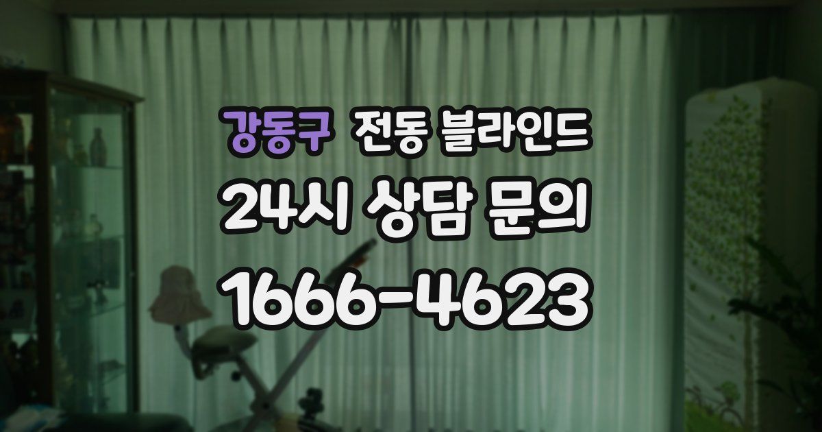 강동구 전동 블라인드