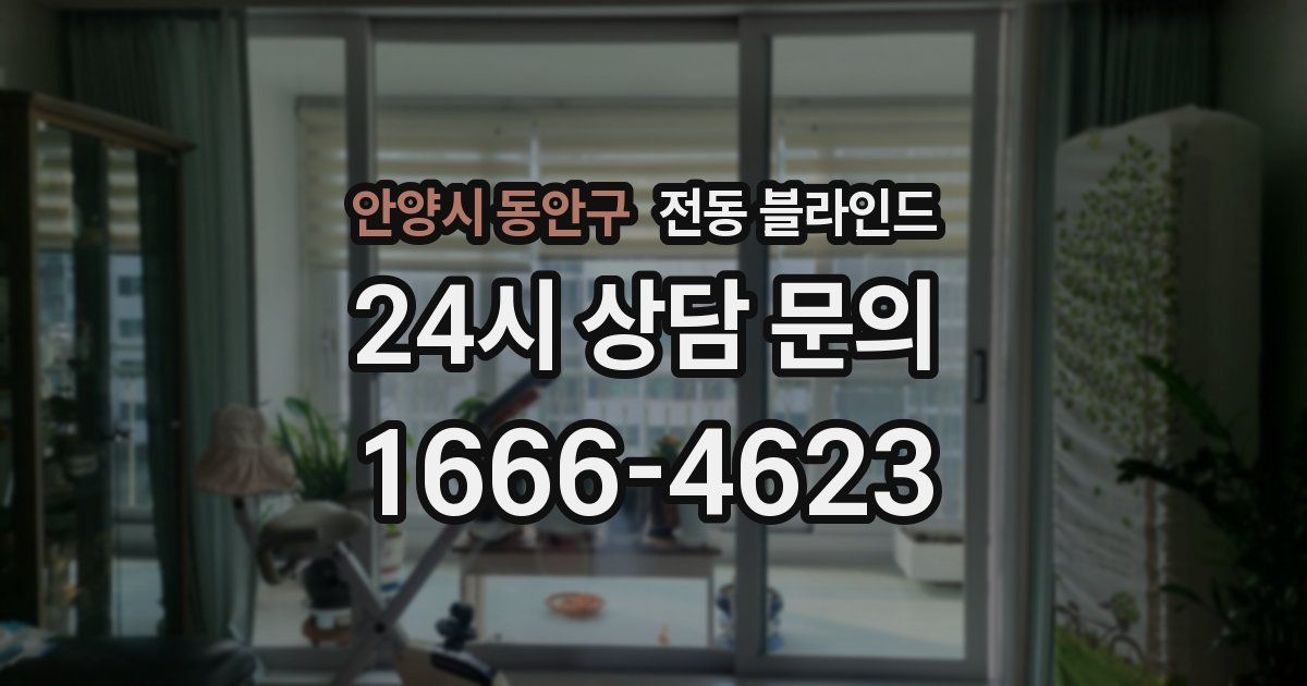 안양시 동안구 전동 블라인드