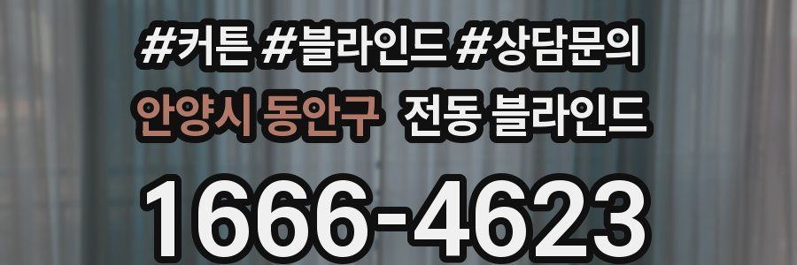 안양시 동안구 전동 블라인드