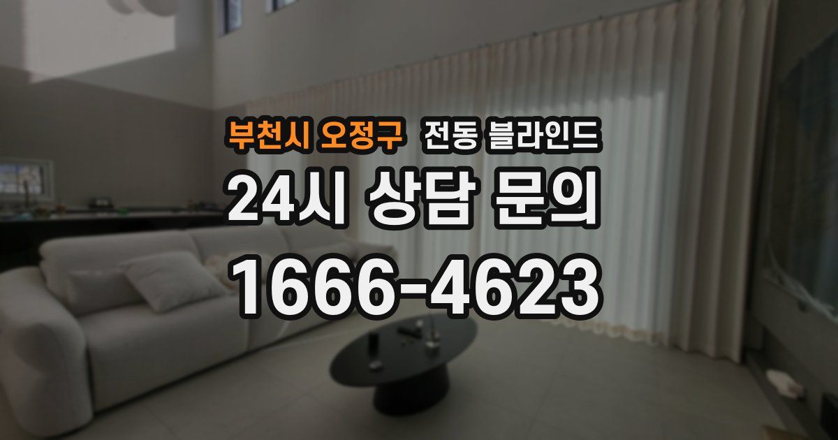 부천시 오정구 전동 블라인드