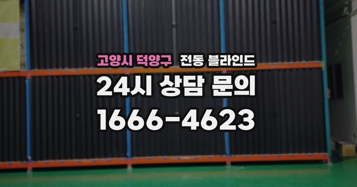 고양시 덕양구 전동 블라인드