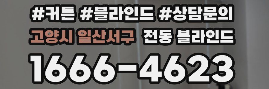 고양시 일산서구 전동 블라인드