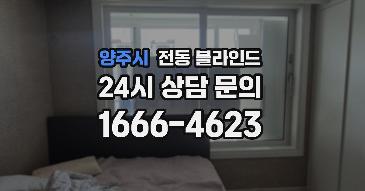 양주시 전동 블라인드