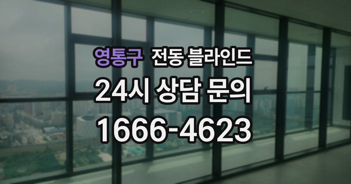 영통구 전동 블라인드