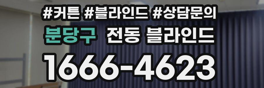 분당구 전동 블라인드