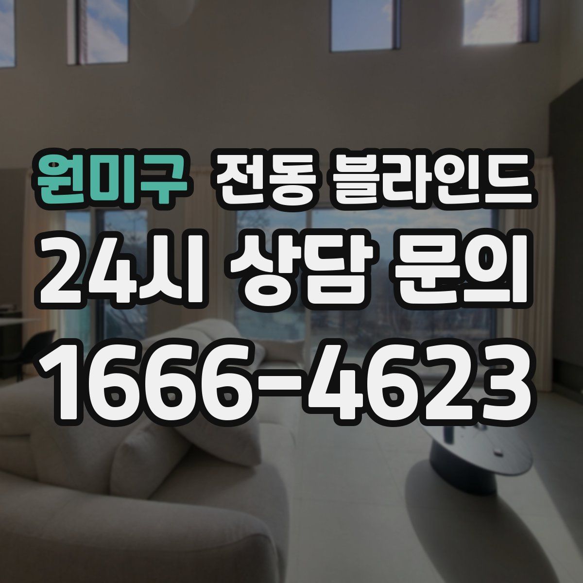 원미구 전동 블라인드