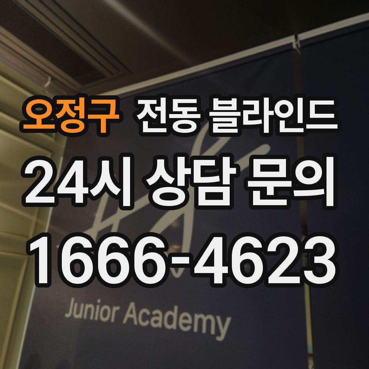 오정구 전동 블라인드