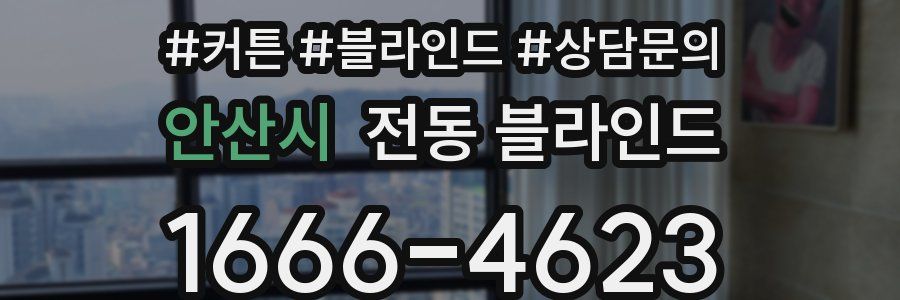 안산시 전동 블라인드