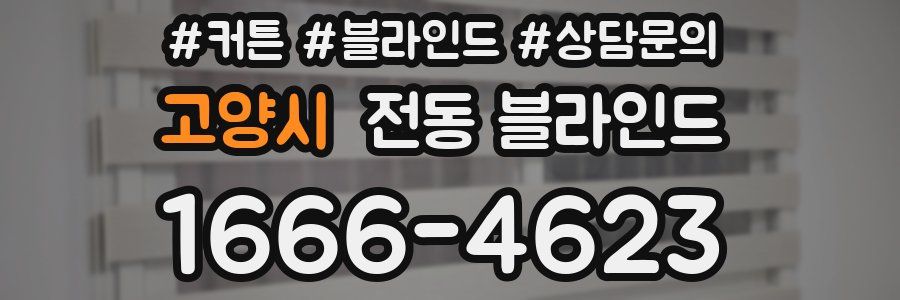 고양시 전동 블라인드