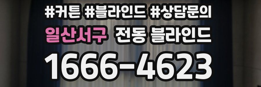 일산서구 전동 블라인드