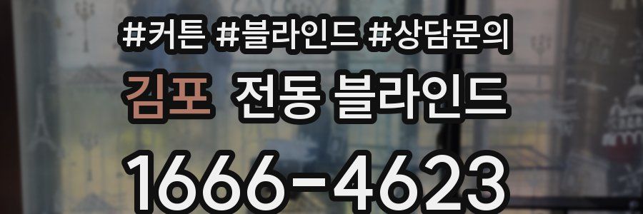 김포 전동 블라인드
