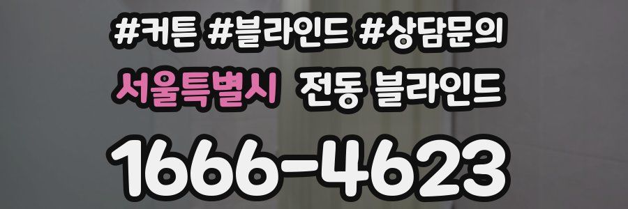 서울특별시 전동 블라인드