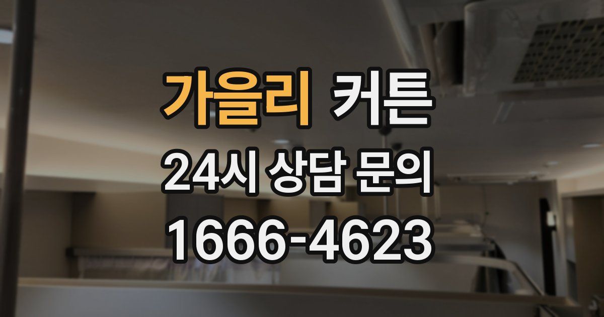 가을리 커튼