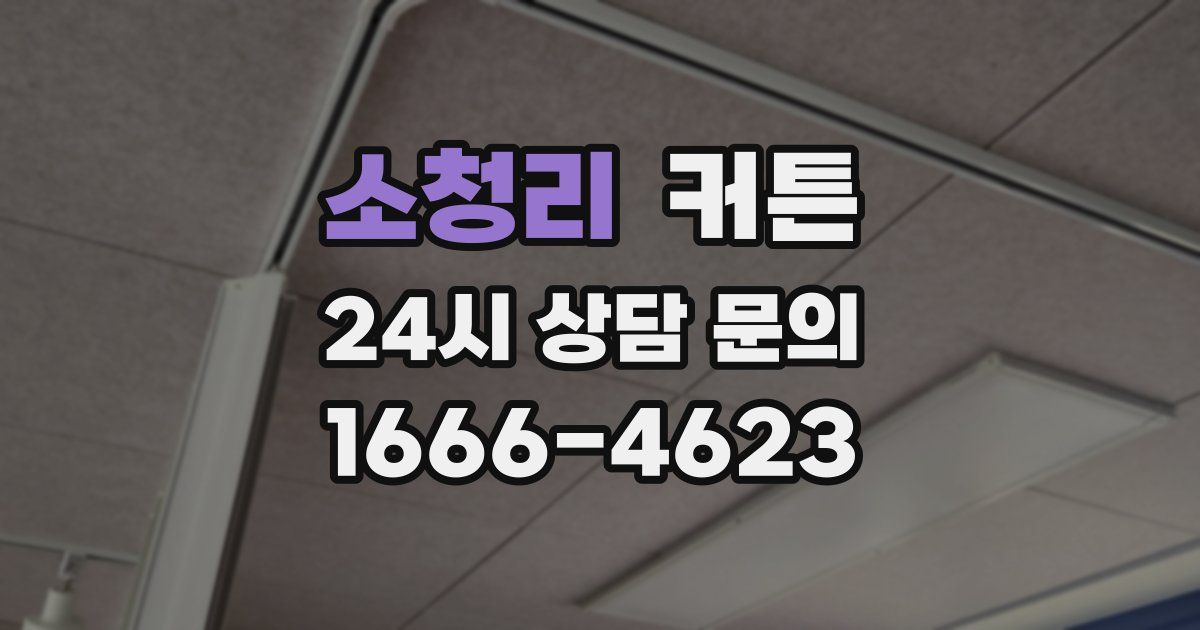 소청리 커튼