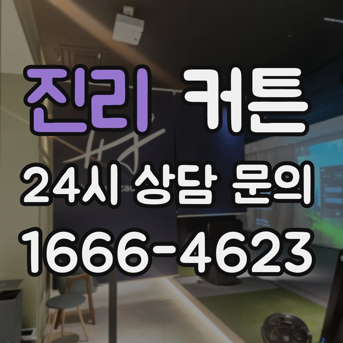 진리 커튼