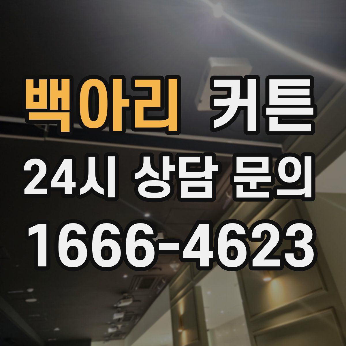 백아리 커튼