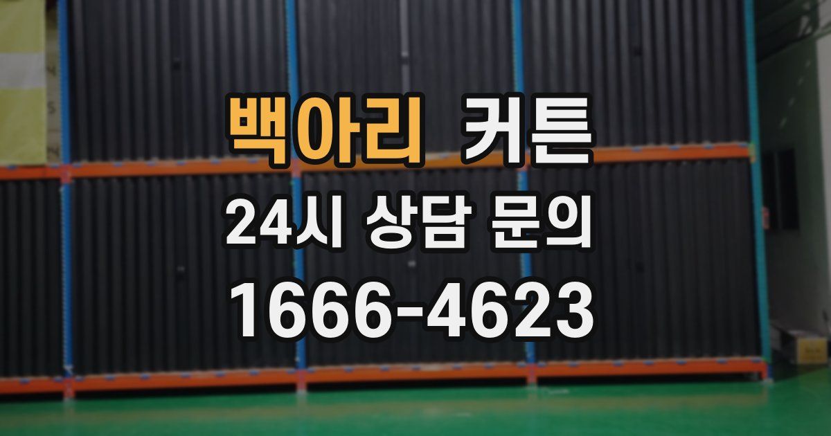 백아리 커튼
