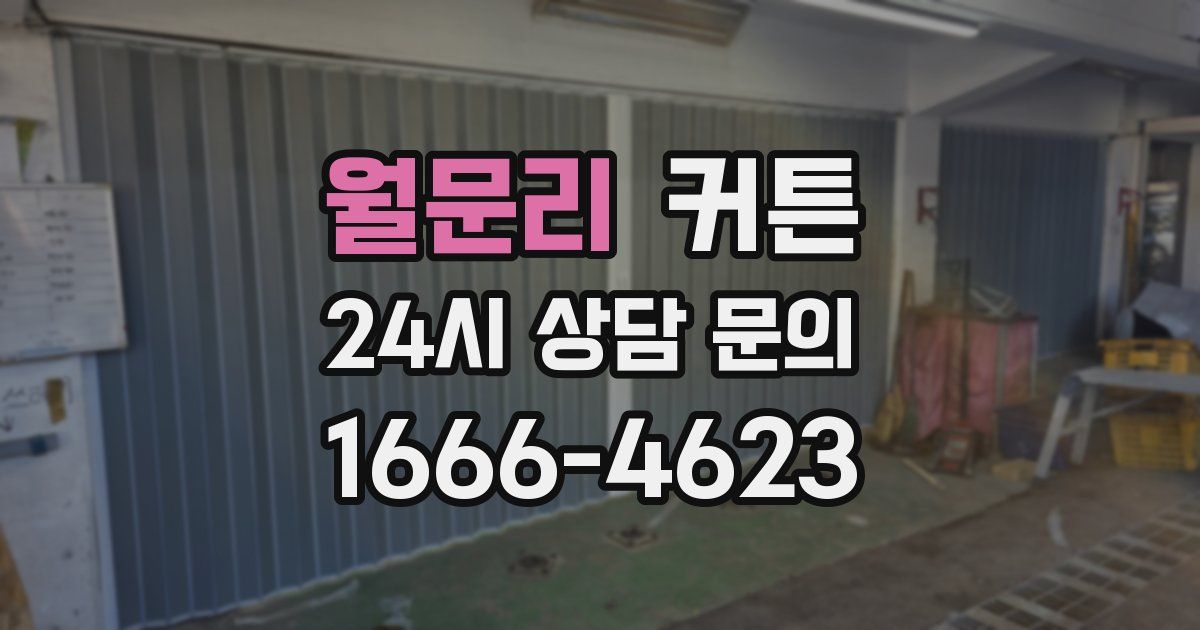 월문리 커튼