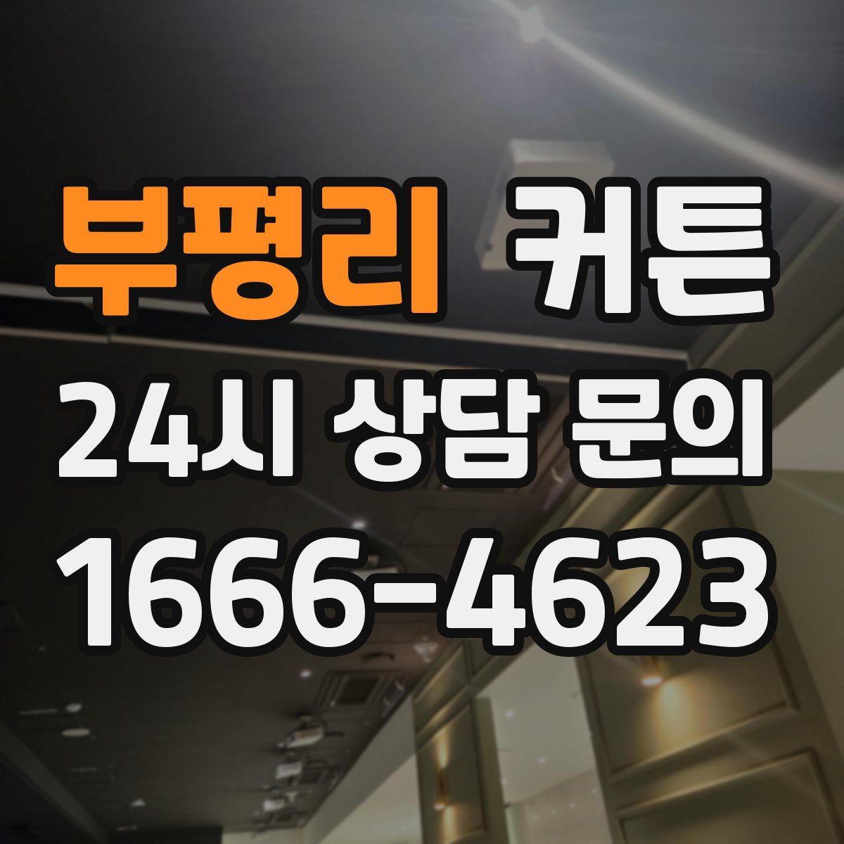 부평리 커튼