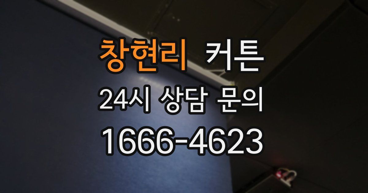 창현리 커튼
