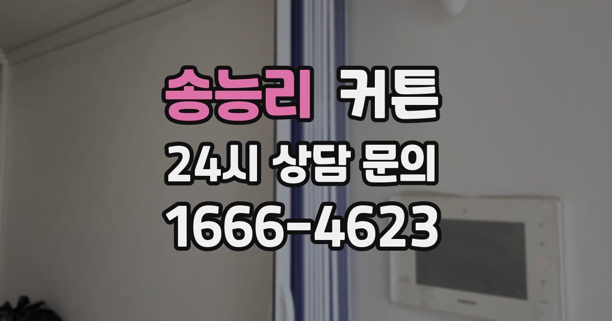 송능리 커튼
