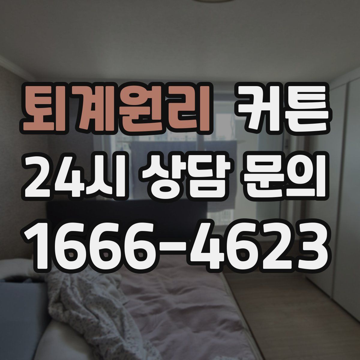 퇴계원리 커튼