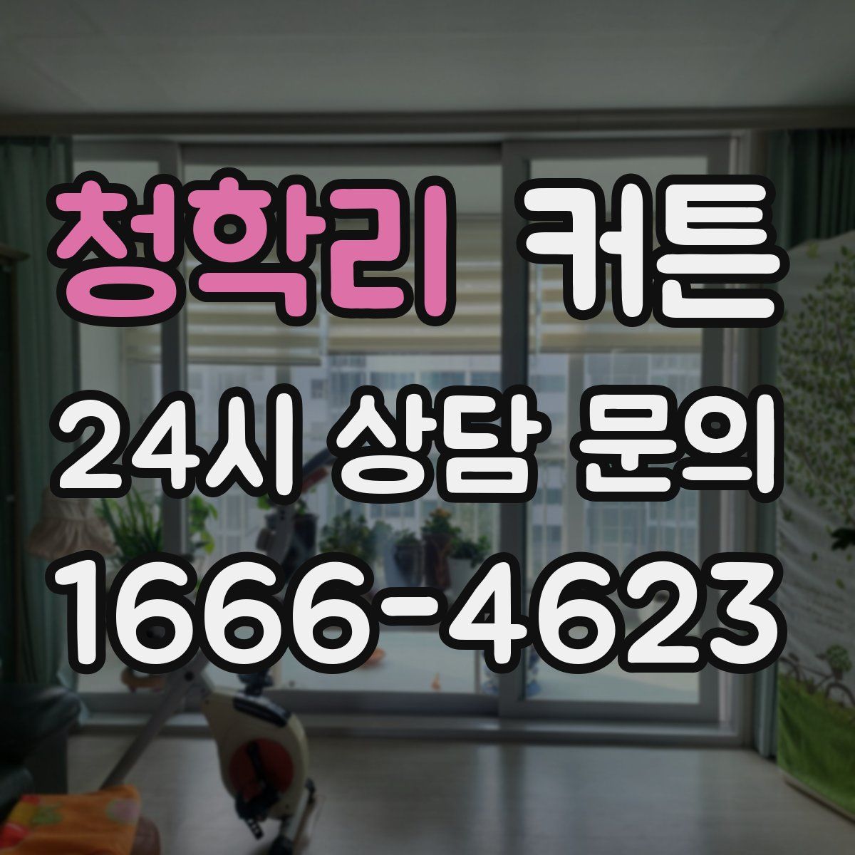 청학리 커튼