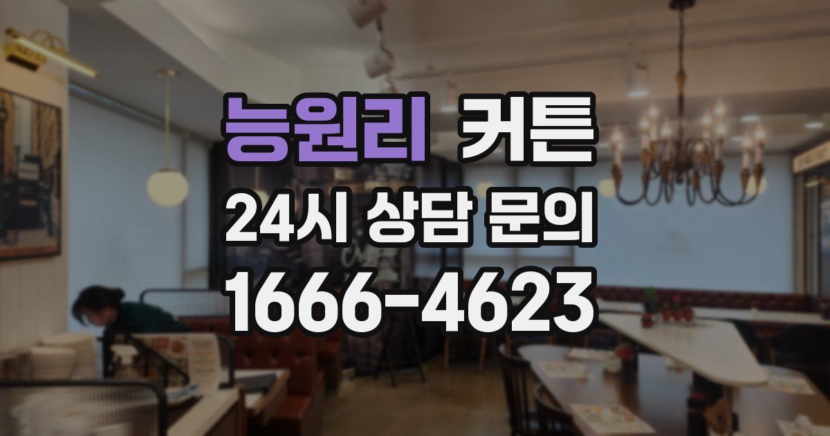 능원리 커튼