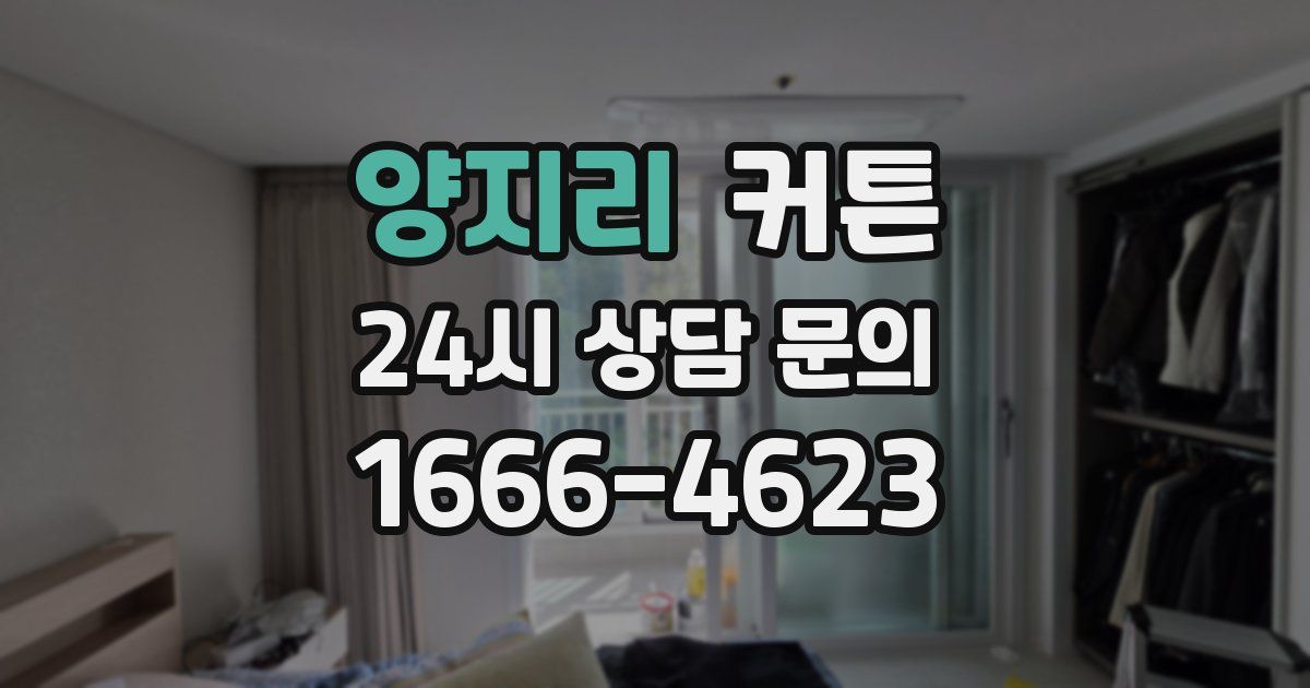 양지리 커튼