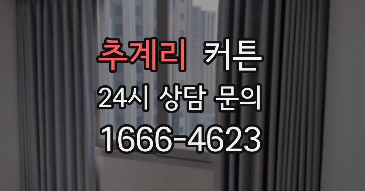 추계리 커튼