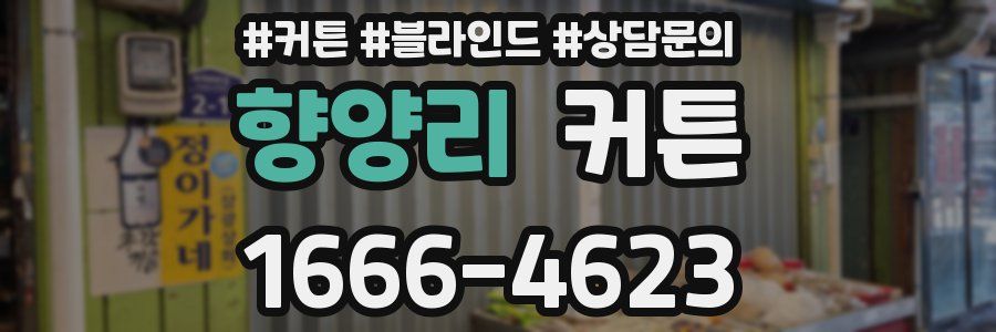 향양리 커튼