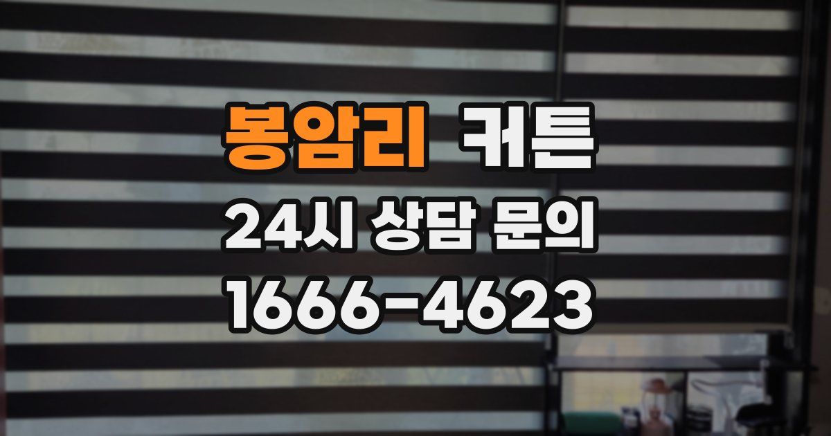 봉암리 커튼