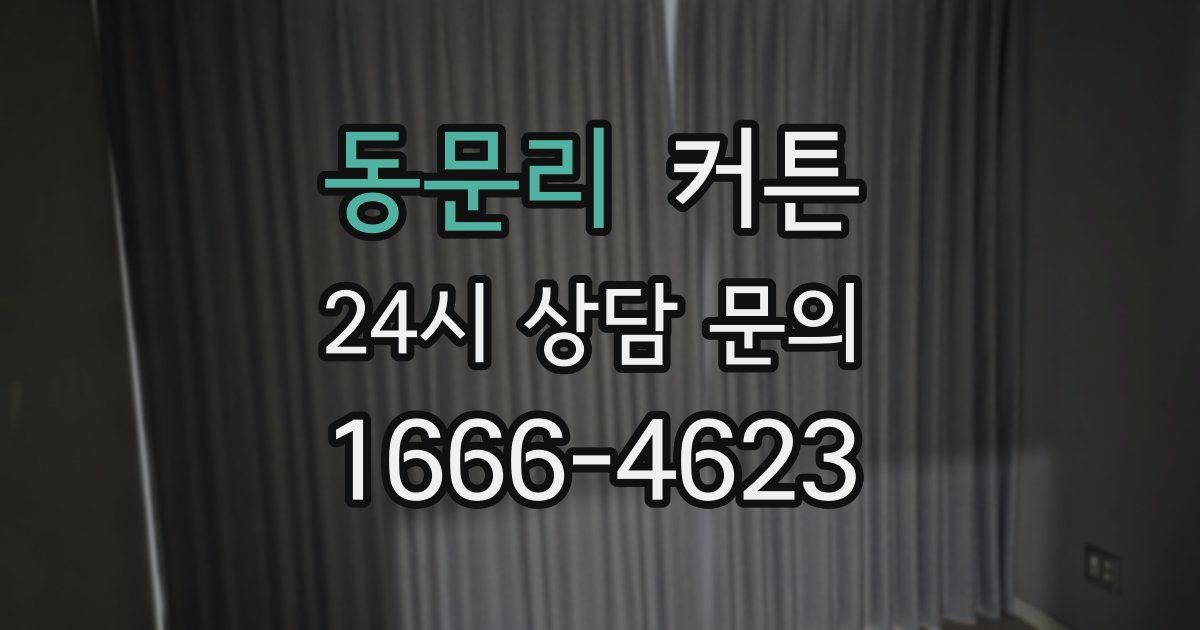 동문리 커튼