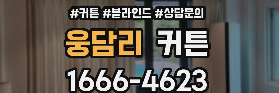 웅담리 커튼