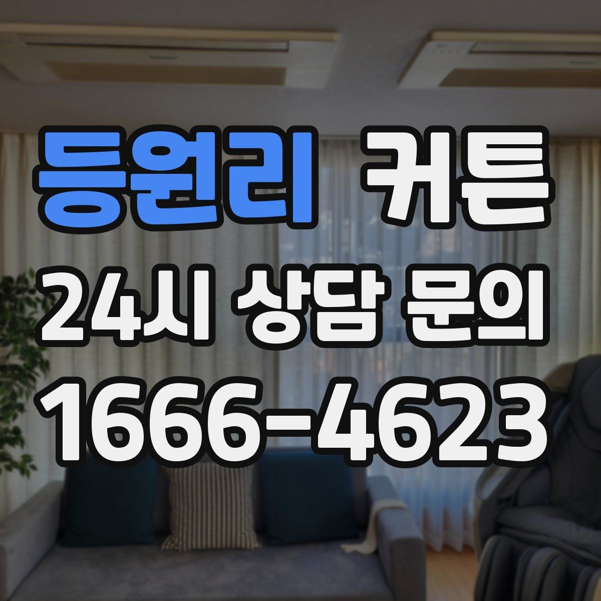 등원리 커튼