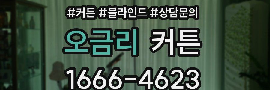 오금리 커튼
