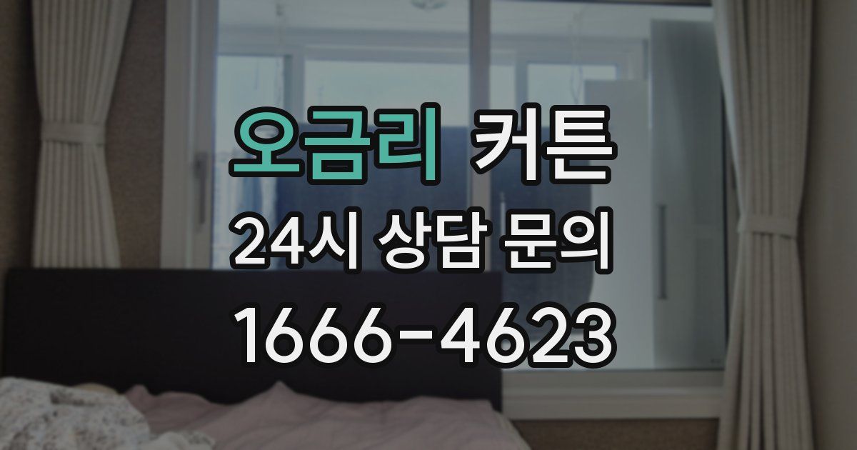오금리 커튼