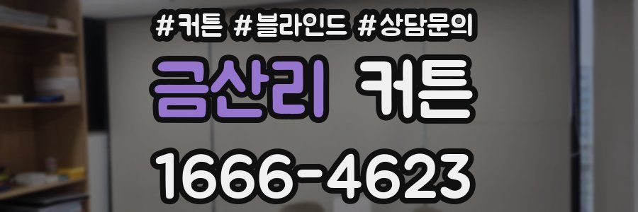 금산리 커튼