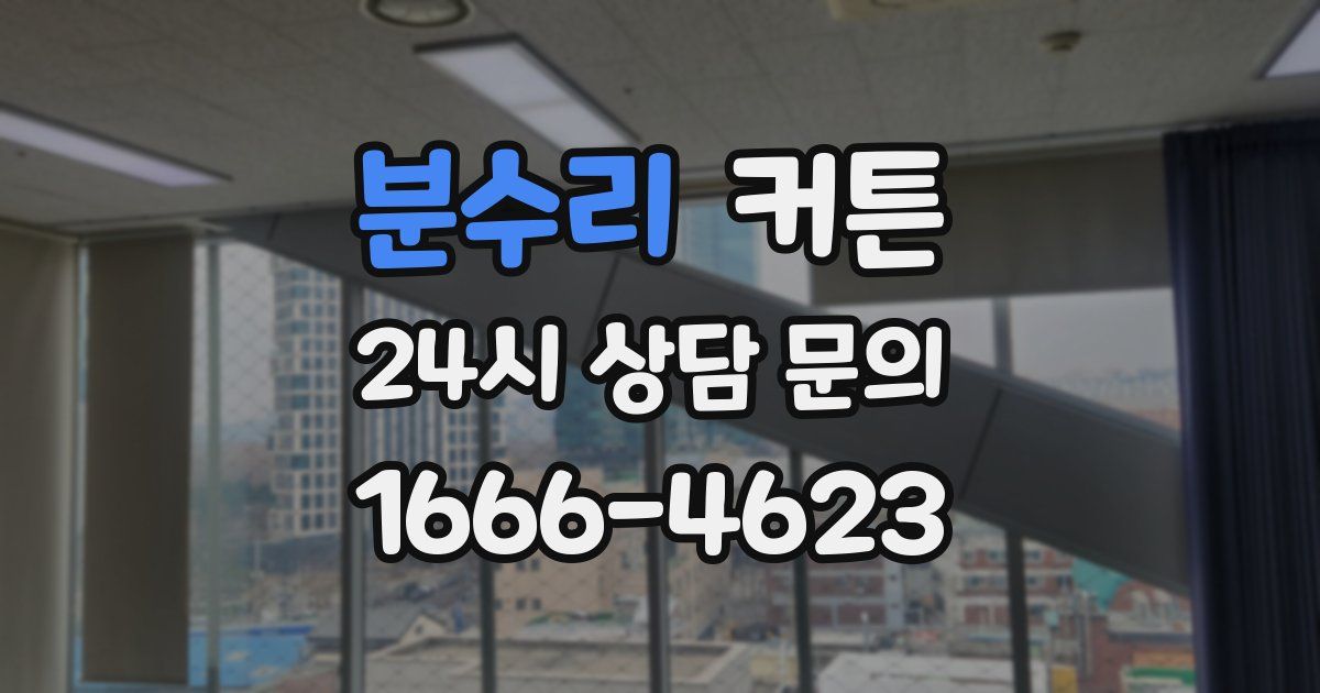 분수리 커튼