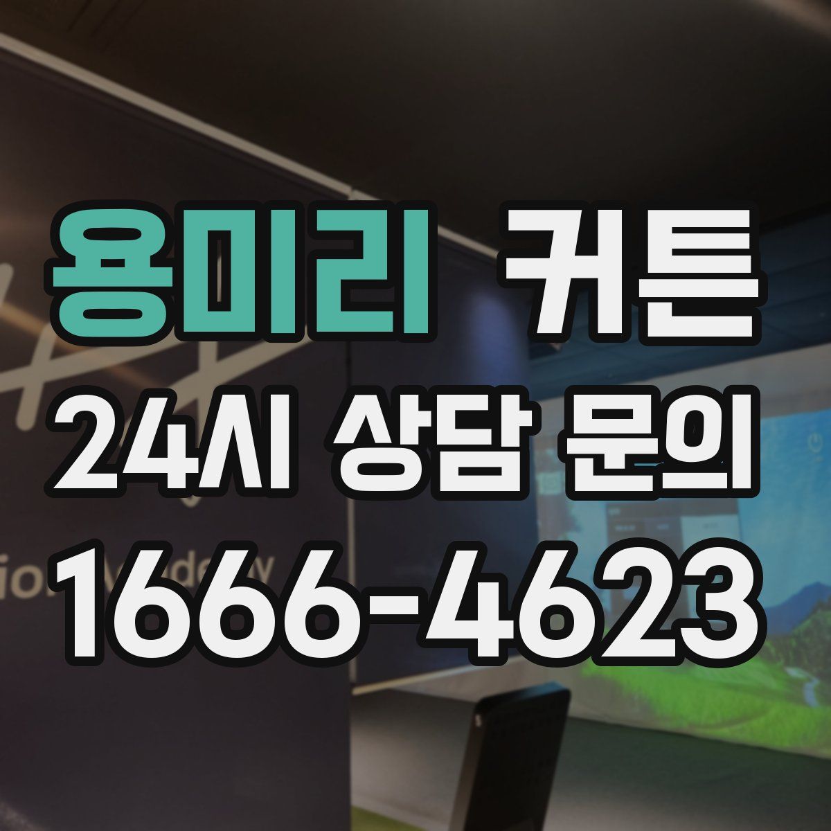 용미리 커튼
