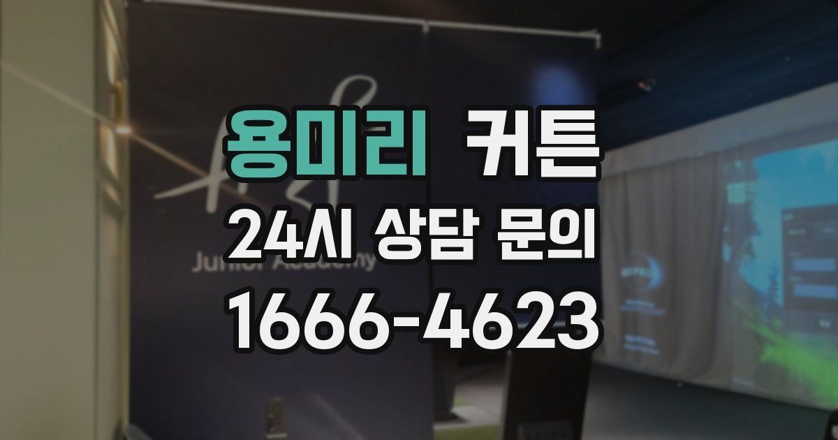 용미리 커튼