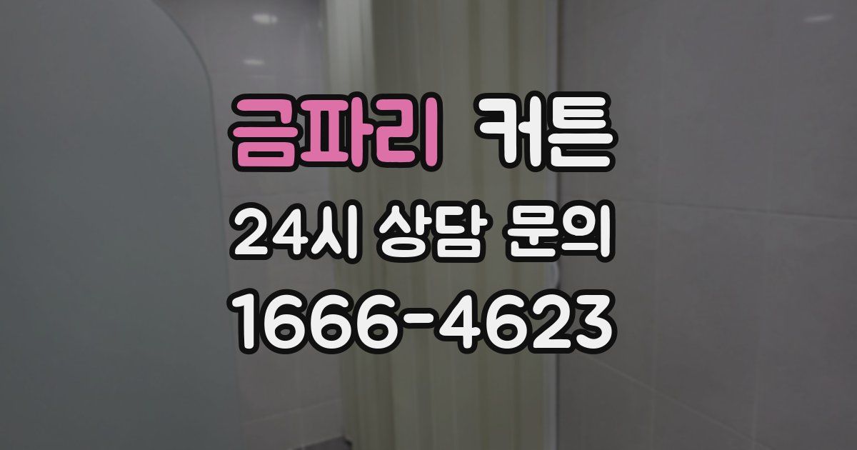 금파리 커튼