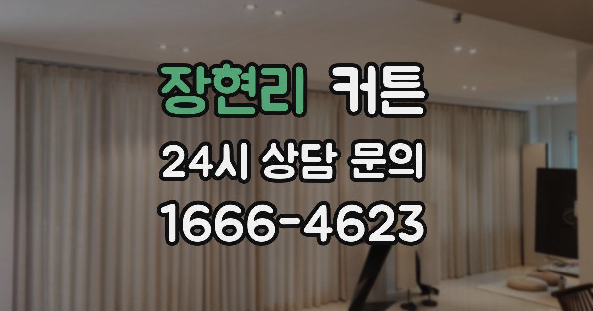 장현리 커튼