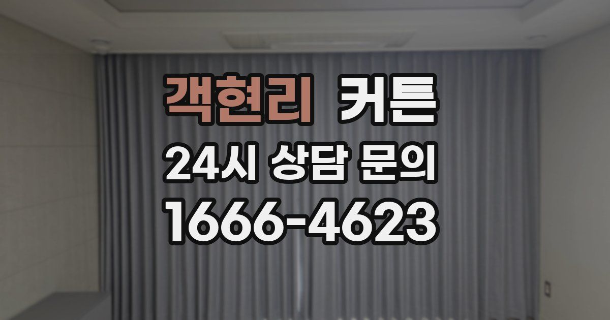 객현리 커튼