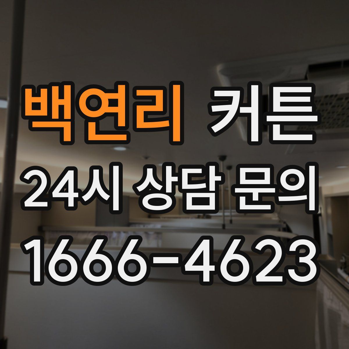 백연리 커튼