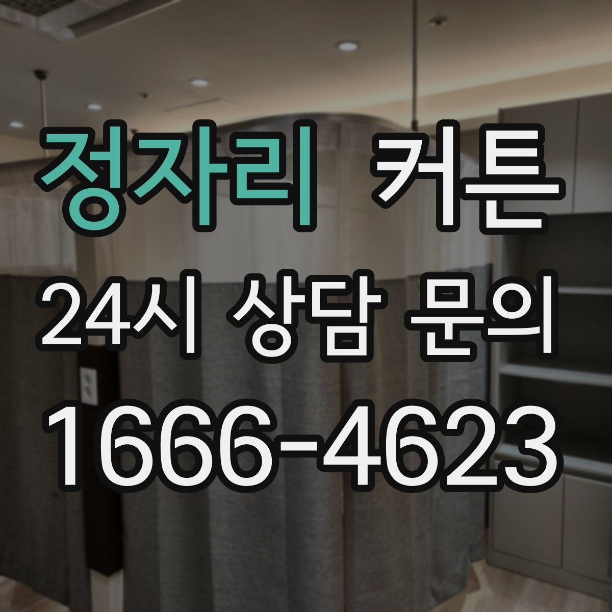 정자리 커튼