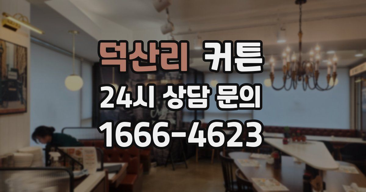 덕산리 커튼