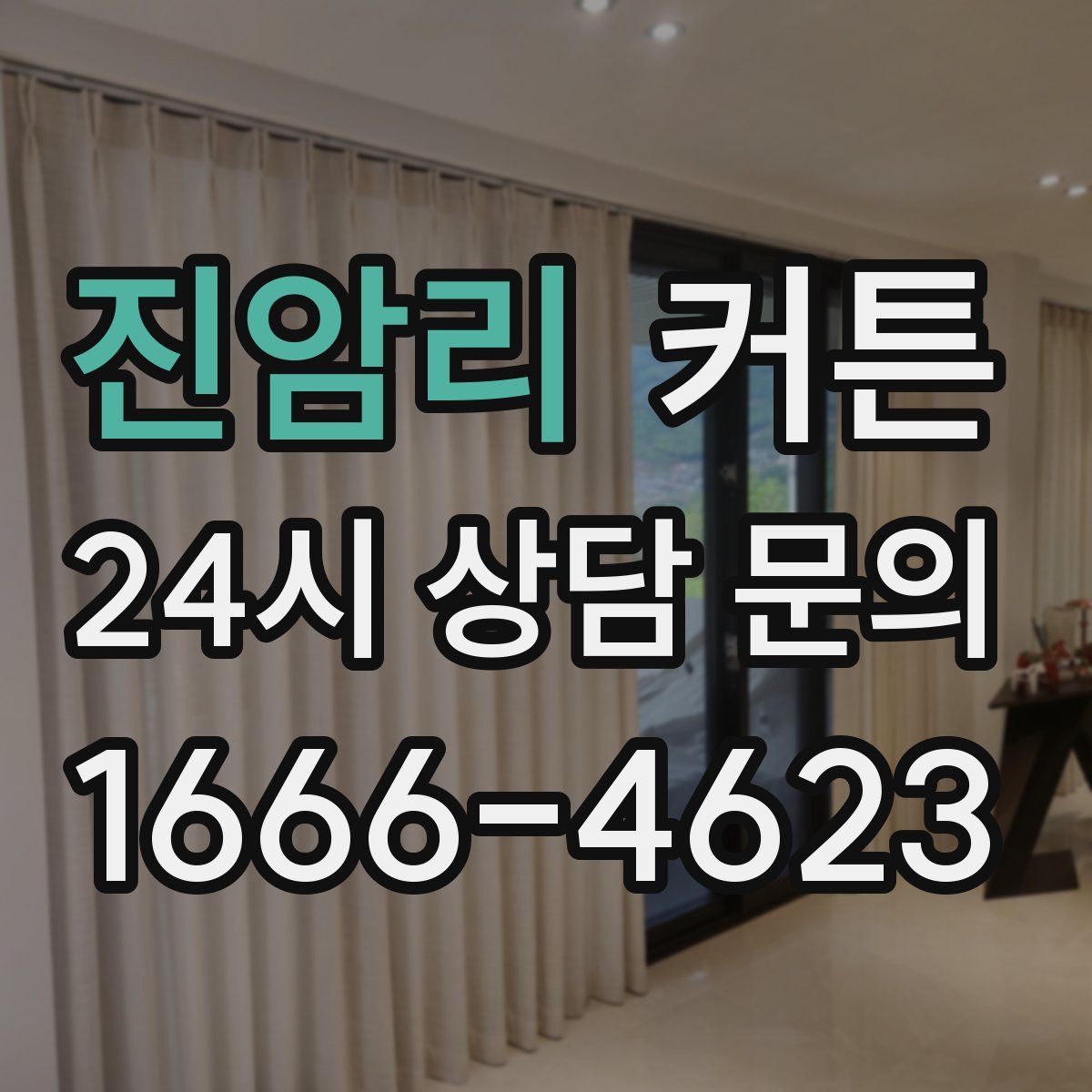 진암리 커튼